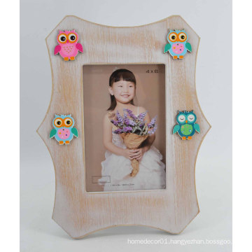 Cute Owl MDF Photo Frame for Baby